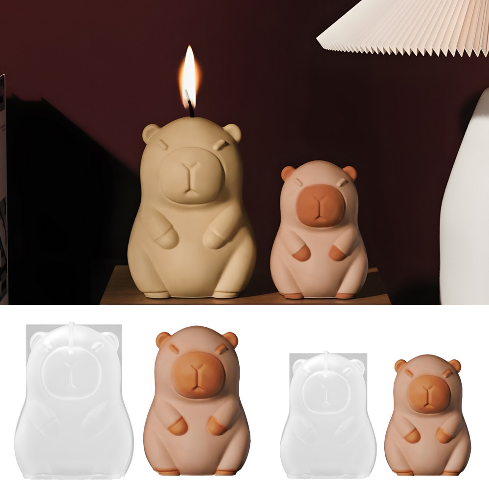 Candle Supplies Shop - Standing Capybara Scent Candle Silicone Mold