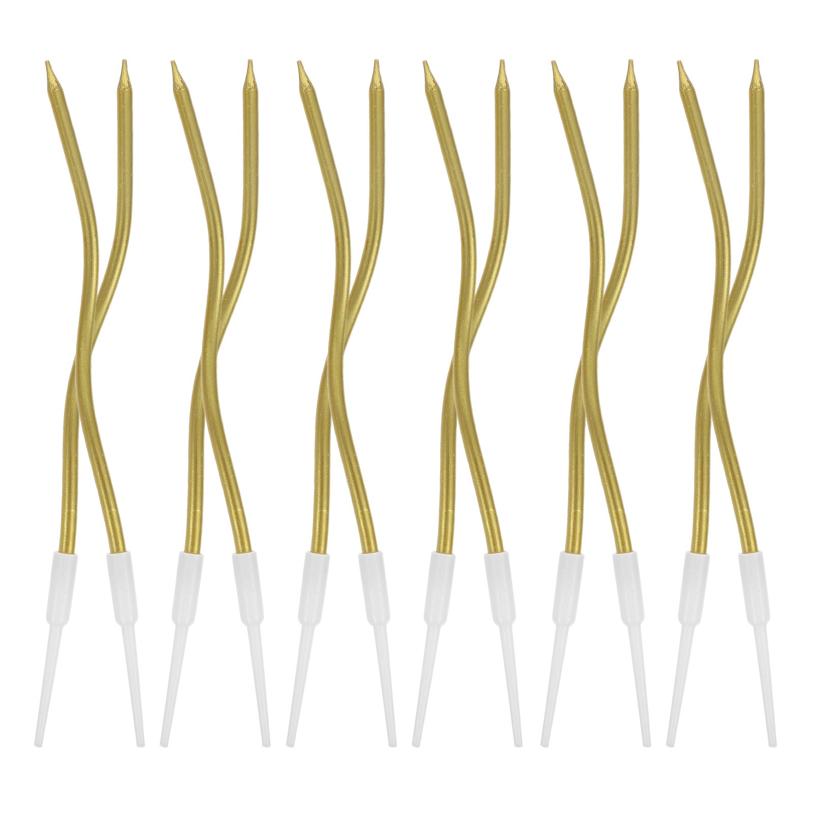 Candle Supplies In Bulk - 72Pcs Twisted Spiral Candles Birthday Cake