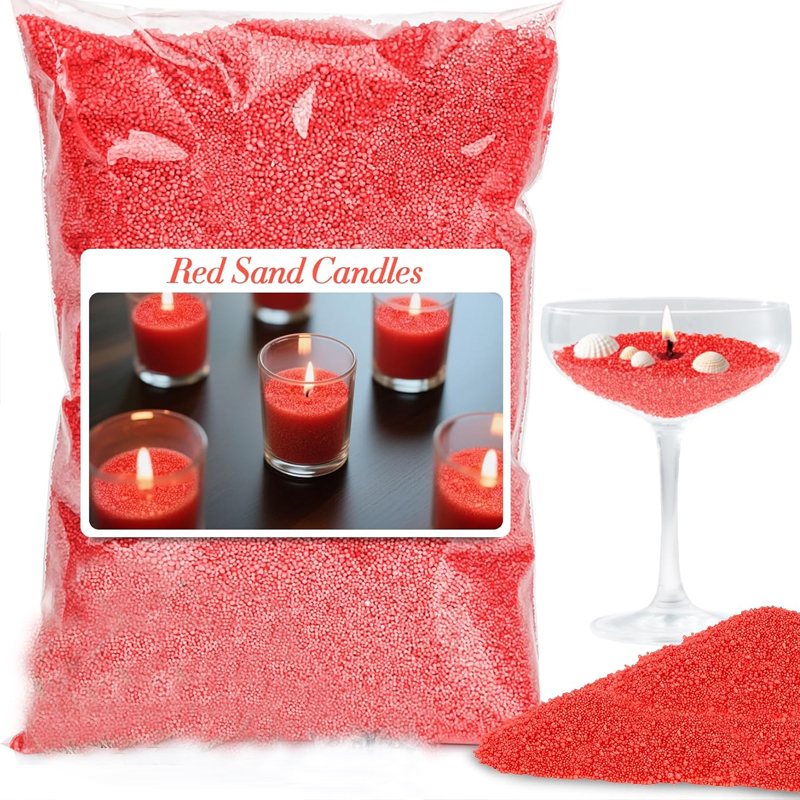 Candle Supplies Wholesale - 100G Green White Red Sand Pearled