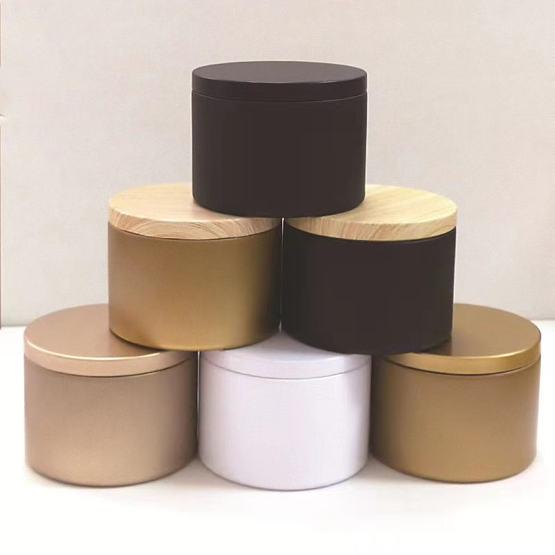 Candle Supplies In Bulk - 8oz 240ml Round Candle tins Empty