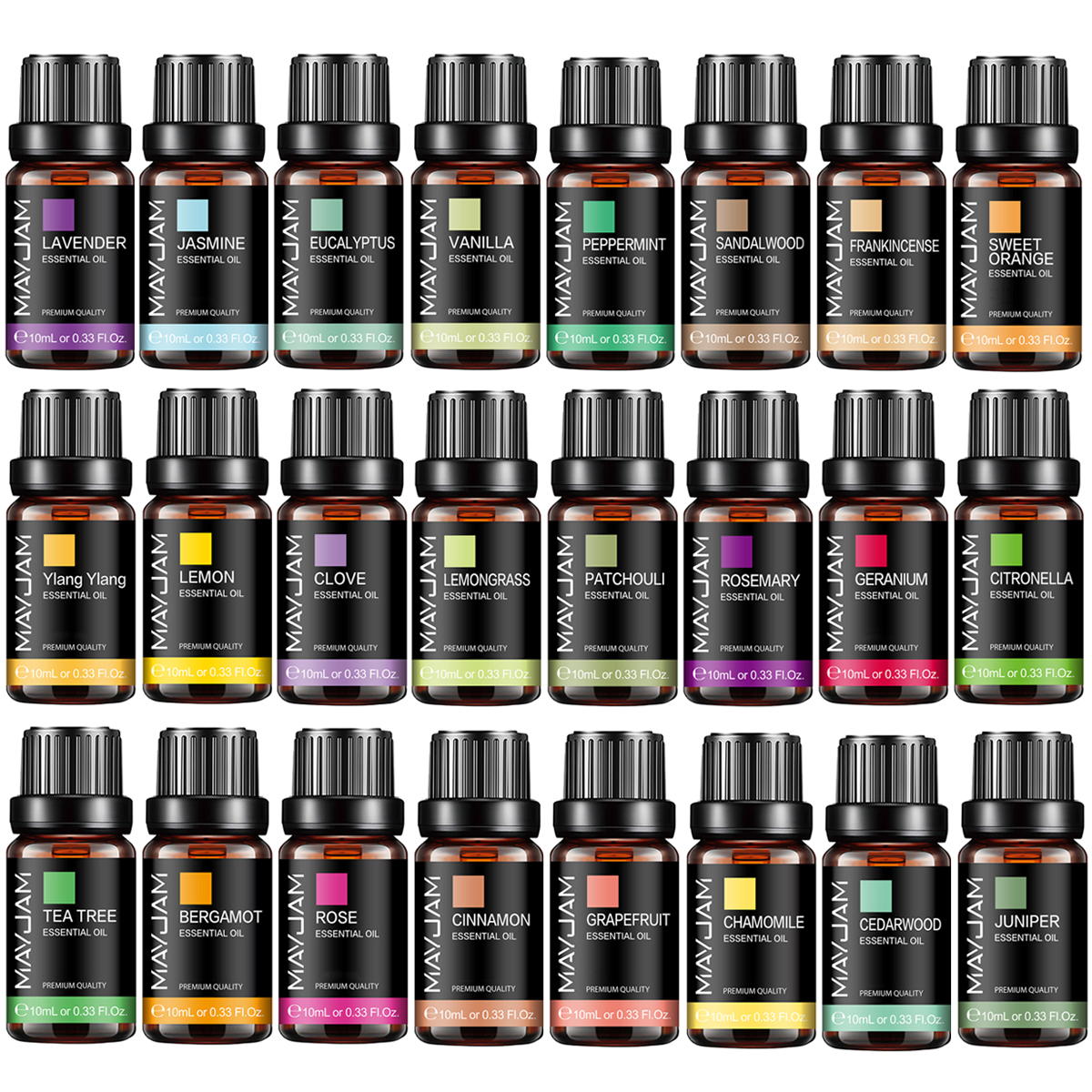 Candle Making Supplies Fragrance Oils - MAYJAM 10ML Essential Oil Lavender Jasmine