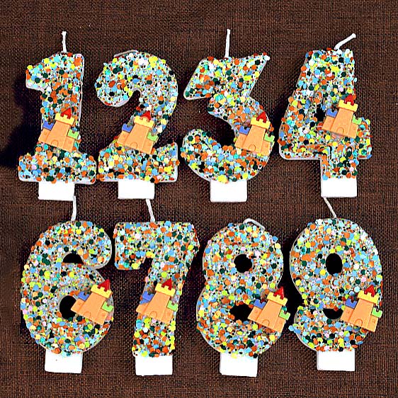 Candle Supplies Free Shipping - Candles for Birthday Cake Building Blocks