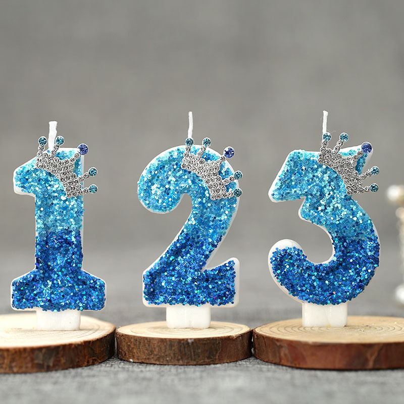 Creative Peacock Blue Crown Di - Candle Supplies Free Shipping ulasan dan harga
