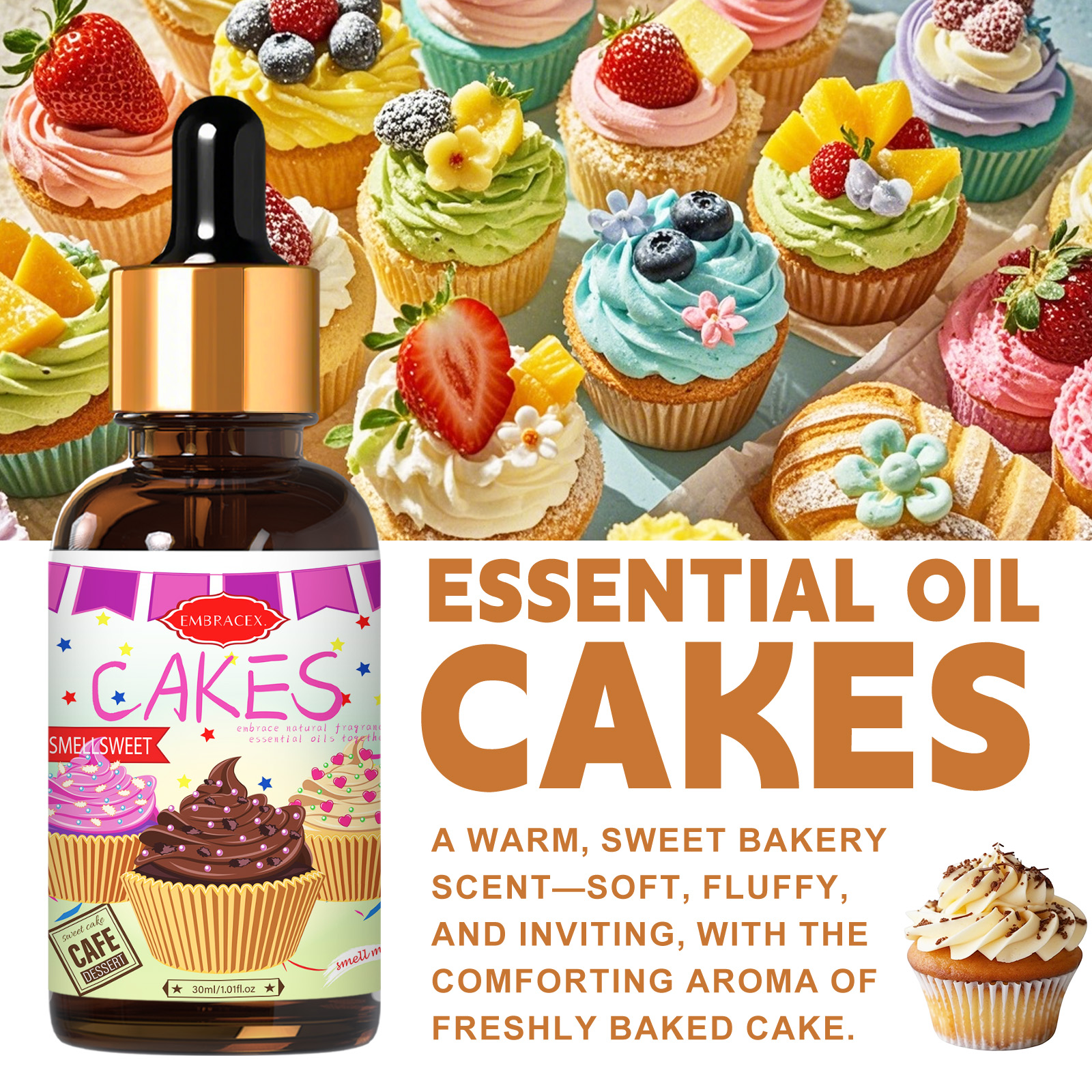 30ml Cakes Essential Oil Car S - Candle Making Supplies Fragrance Oils ulasan dan harga