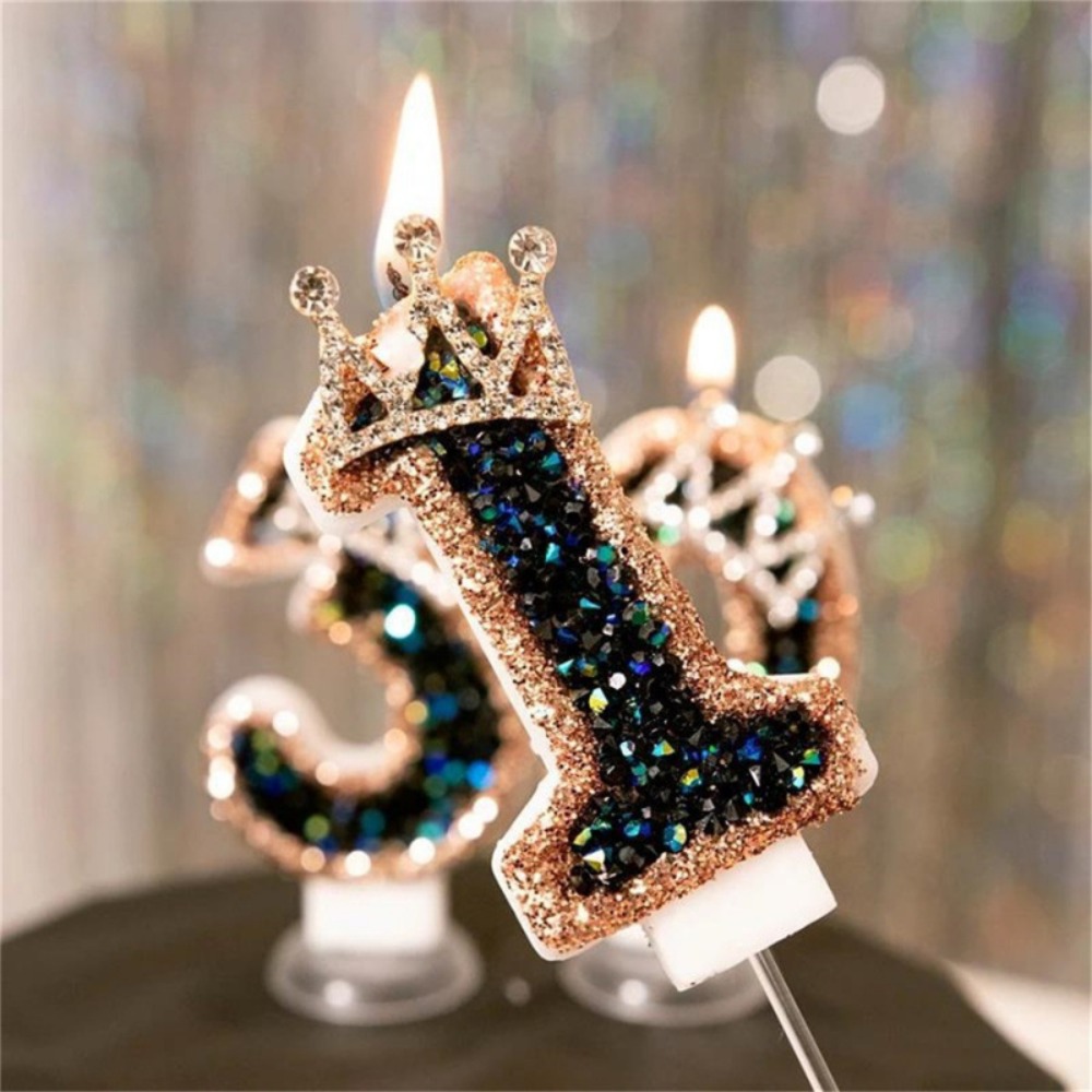 Luxury Crown Number Birthday C - Candle Supplies Luxury ulasan dan harga