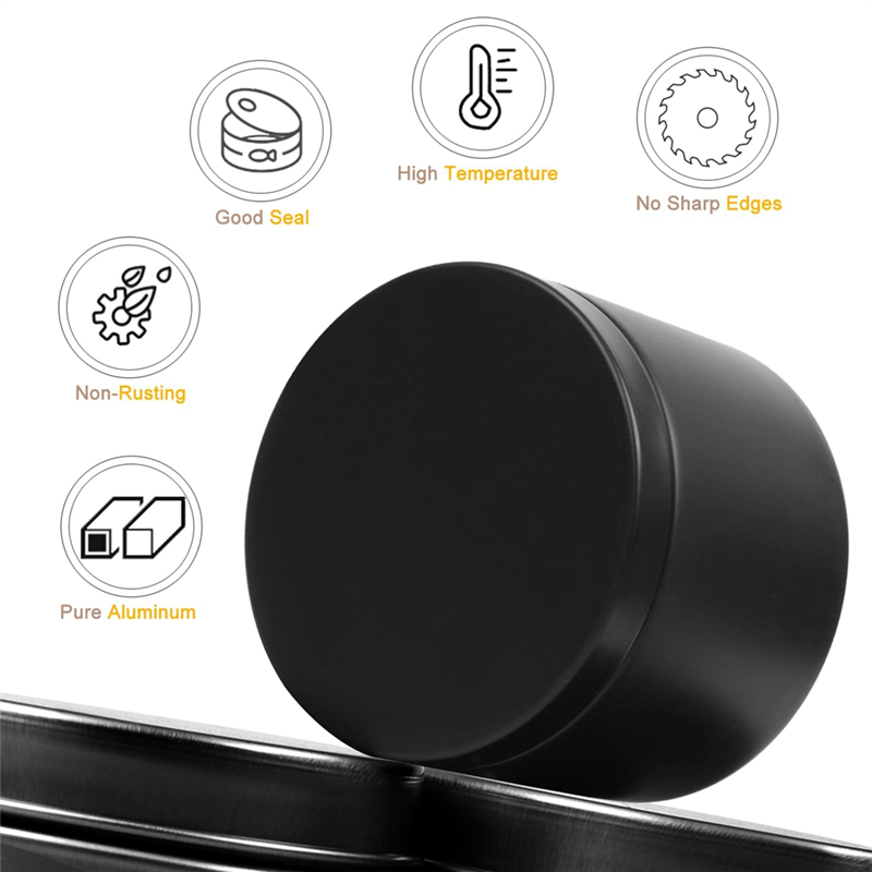 24Pcs Black Candle Tins Set 4O - Black Tin Candle ulasan dan harga
