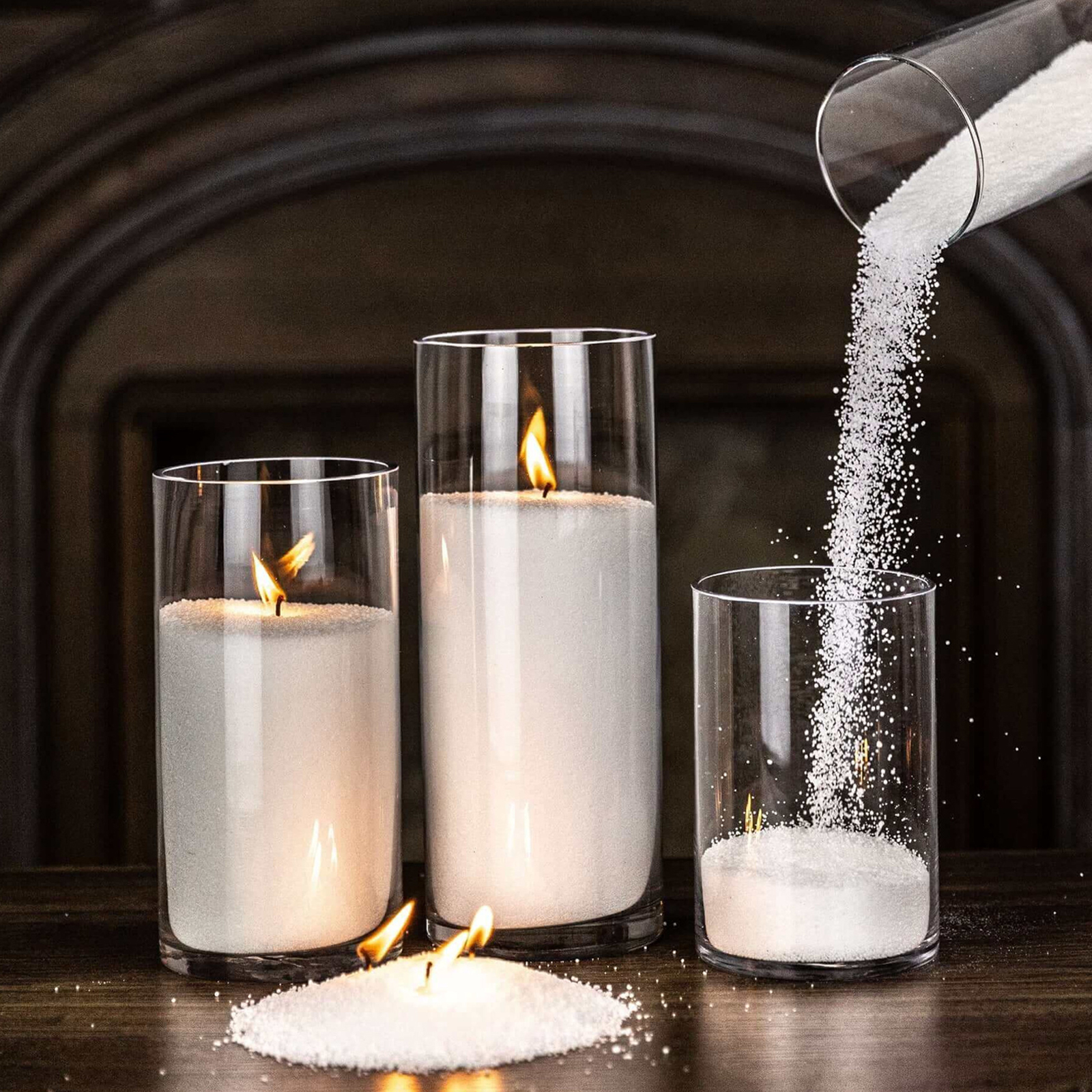 500g-1kg Sand Wax Ice Flower W - Candle Supplies Wholesale ulasan dan harga