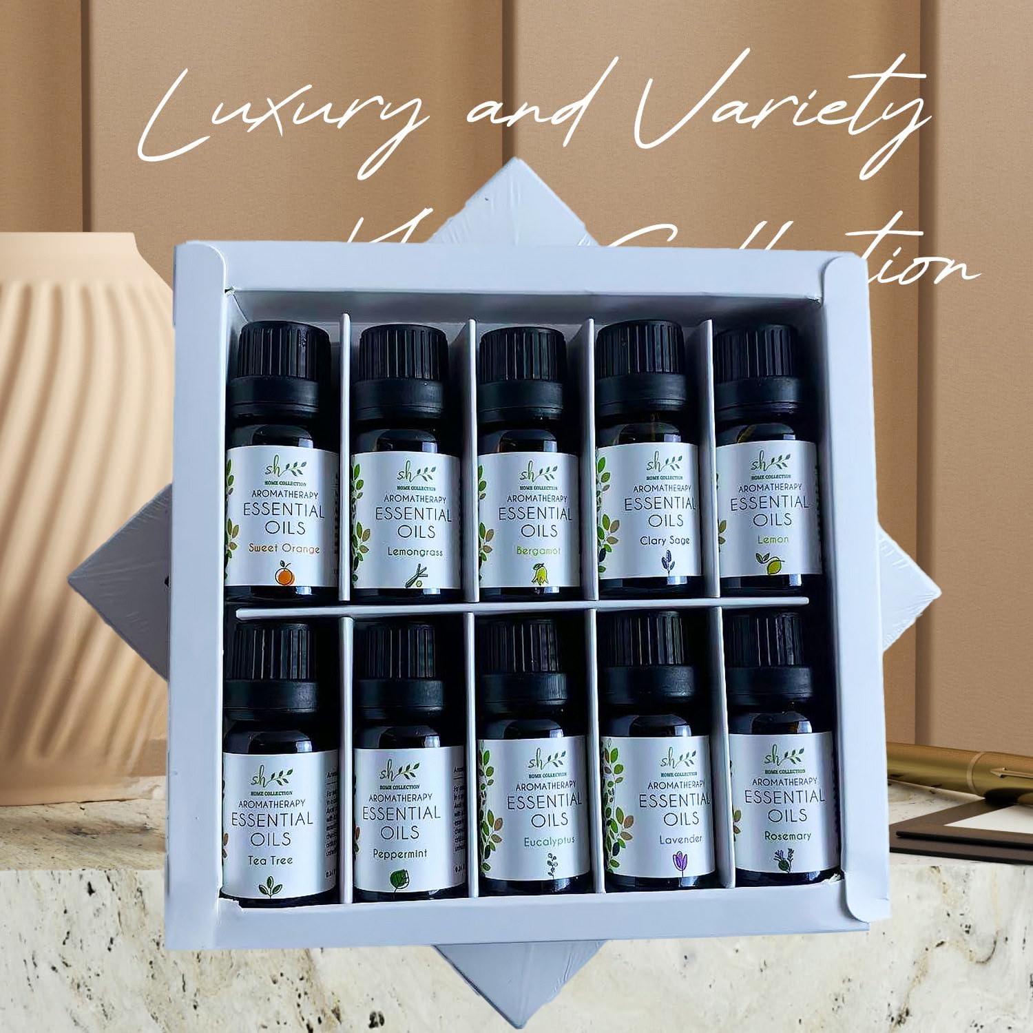 10Pcs Essential Oil Gift Set,  - Candle Making Supplies Fragrance Oils ulasan dan harga