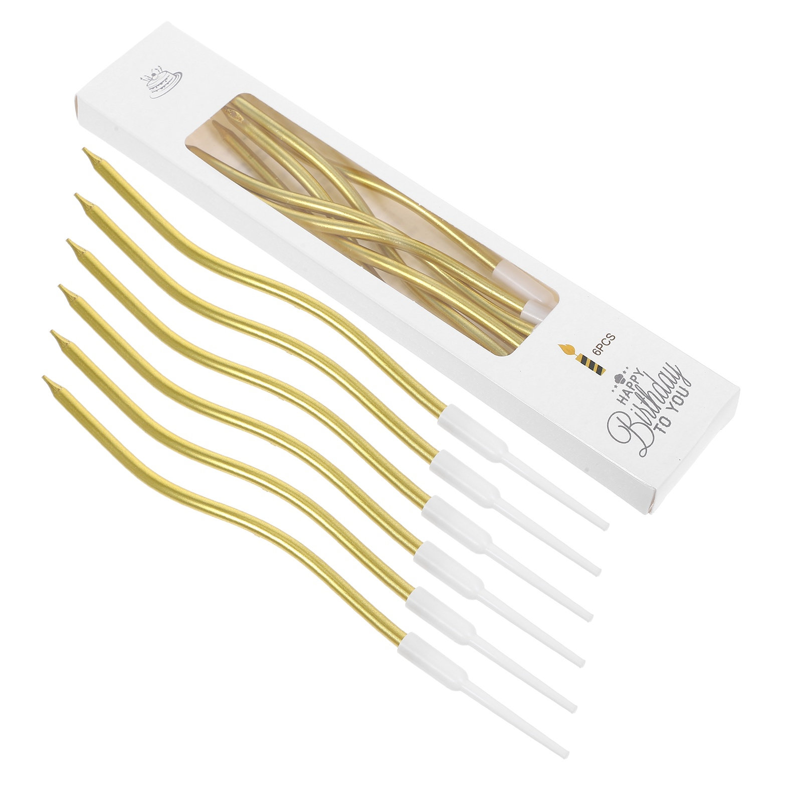 72Pcs Twisted Spiral Candles B - Candle Supplies In Bulk ulasan dan harga
