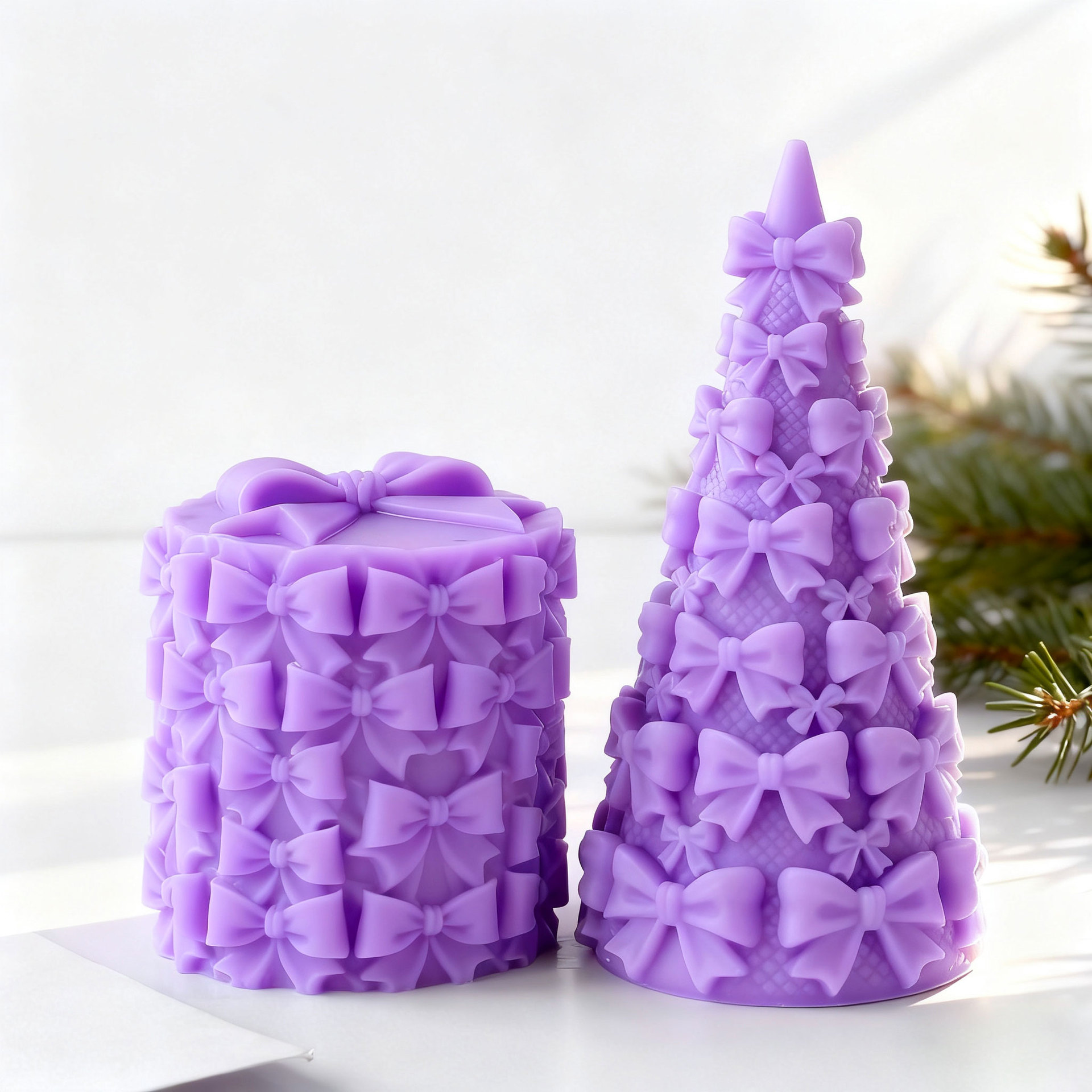 3D Bow Tie Christmas Tree Gift - Candle Supplies Shop ulasan dan harga