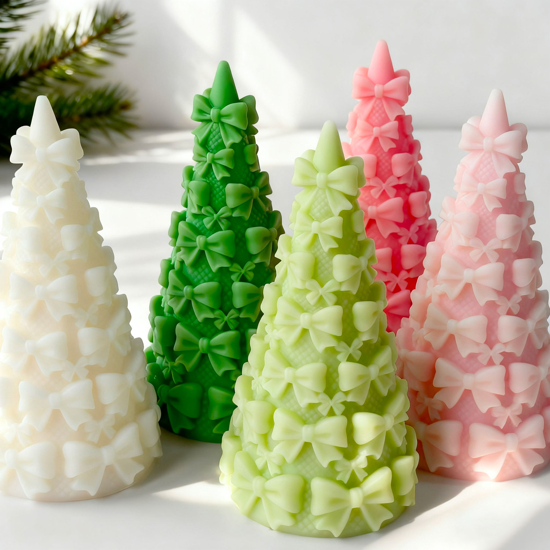 3D Bow Tie Christmas Tree Gift - Candle Supplies Shop ulasan dan harga