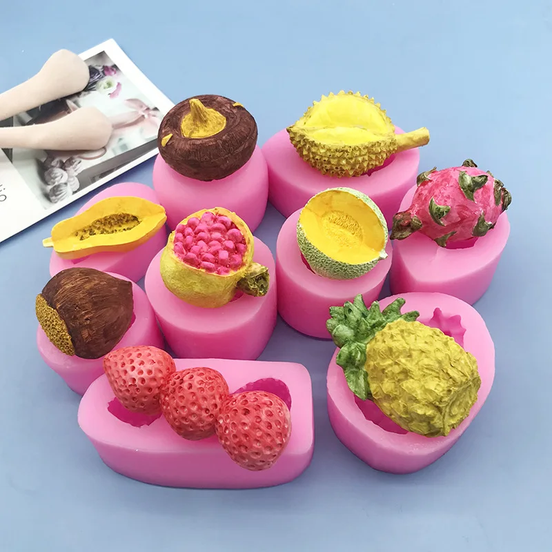 DIY 3d Fruit Series Silicone M - Candle Supplies Shop ulasan dan harga