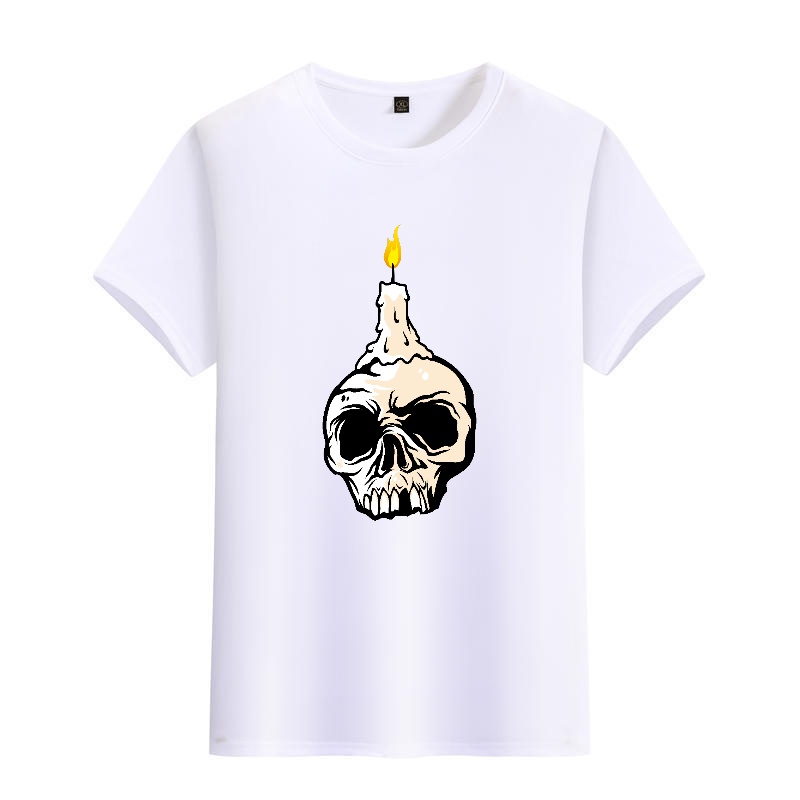 Men's Black Round-Neck Short-S - Black Tin Candle ulasan dan harga