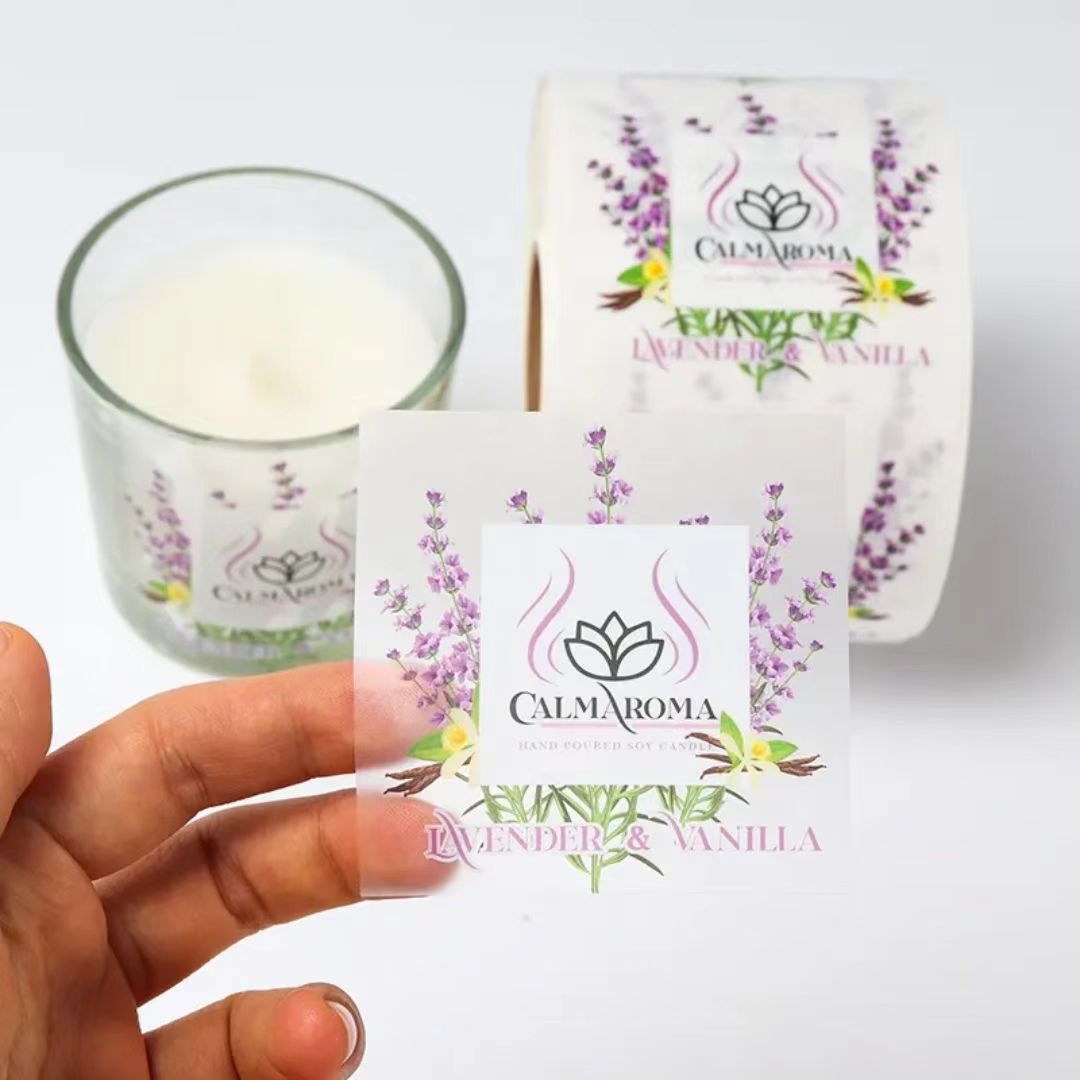 Custom self-adhesive wax seal  - Black Tin Candle ulasan dan harga