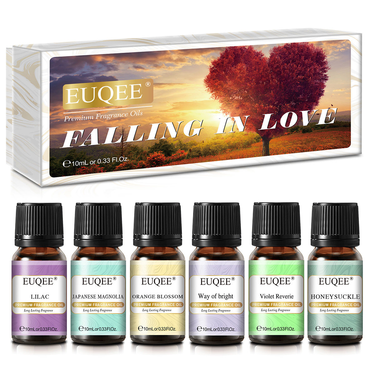 EUQEE 6pcs Fragrance Oils Set  - Candle Making Supplies Fragrance Oils ulasan dan harga