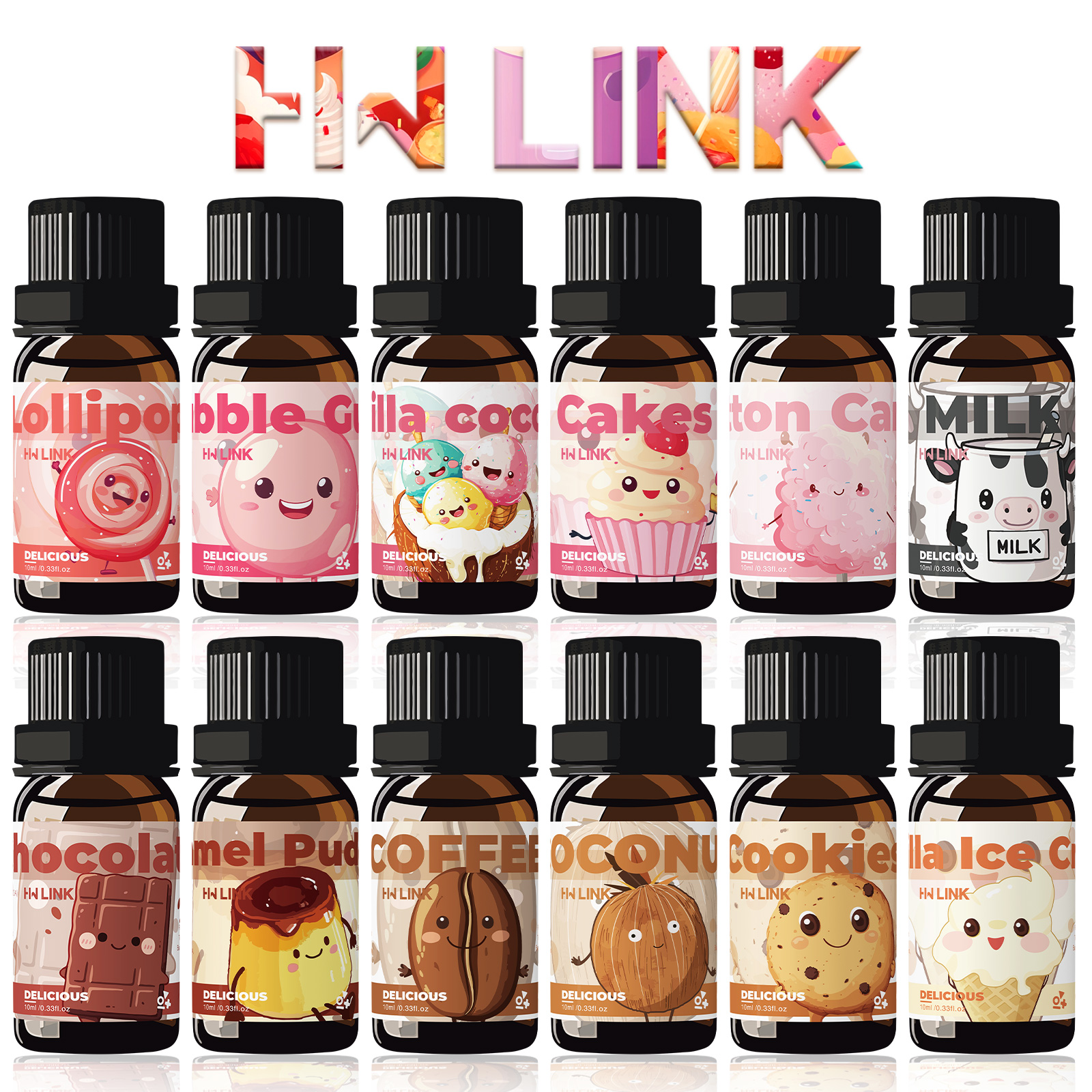 10ml Delicious Essential Oils, - Candle Making Supplies Fragrance Oils ulasan dan harga