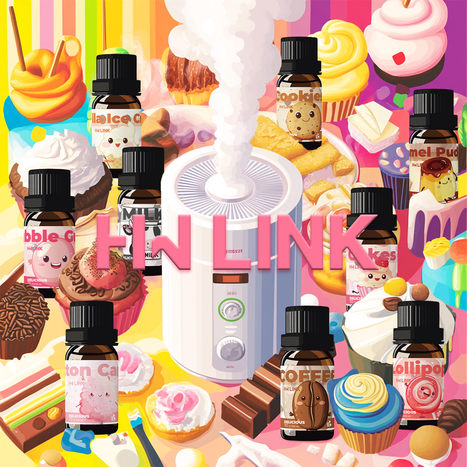 10ml Delicious Essential Oils, - Candle Making Supplies Fragrance Oils ulasan dan harga