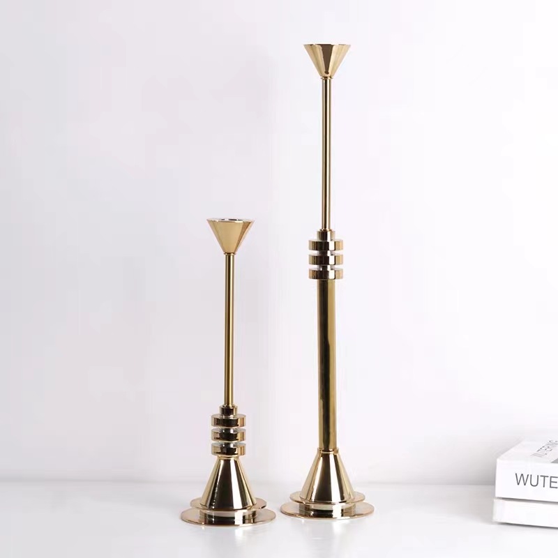 Luxury Gold Metal Candlestick  - Candle Supplies Luxury ulasan dan harga