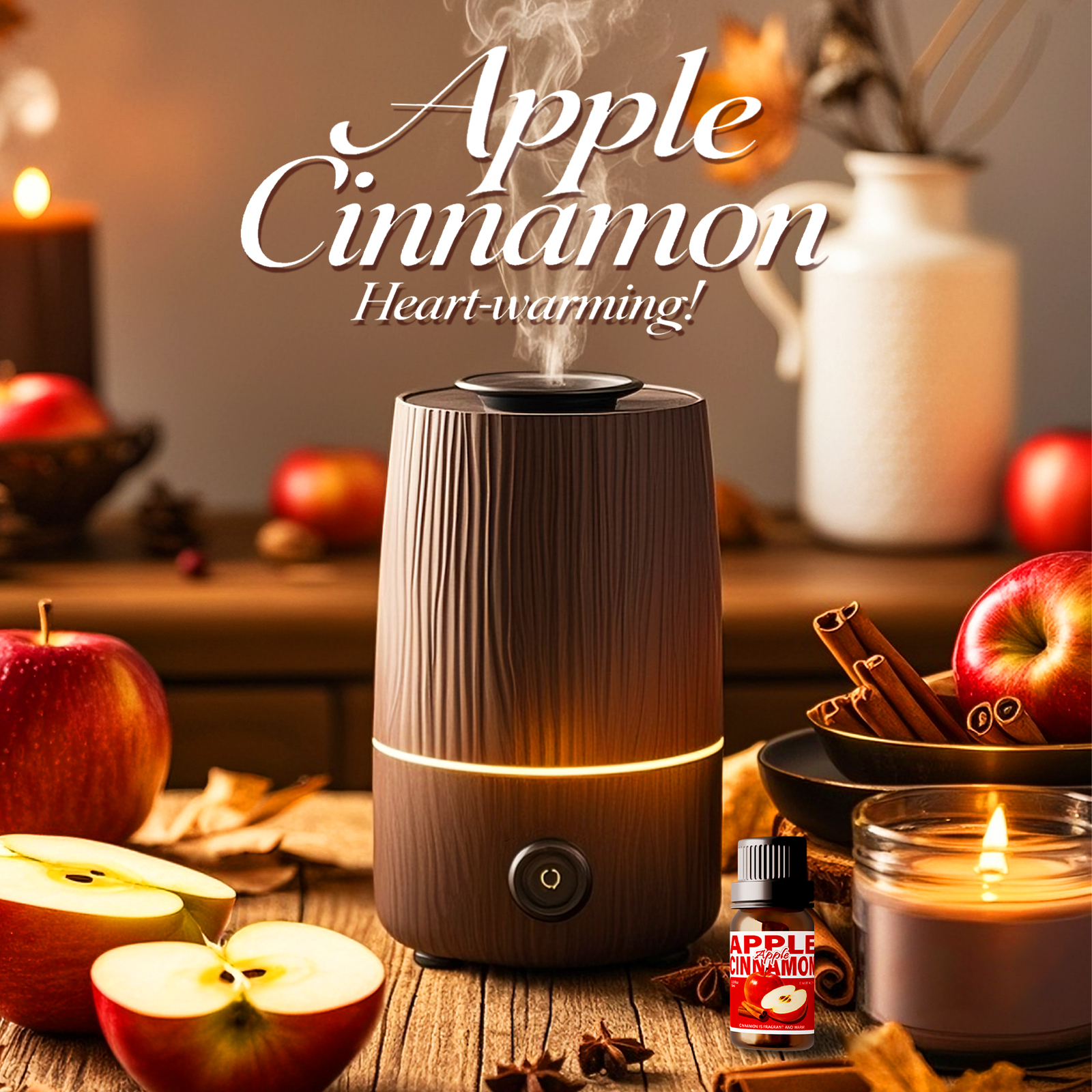 10ml Apple Cinnamon Essential  - Candle Making Supplies Fragrance Oils ulasan dan harga