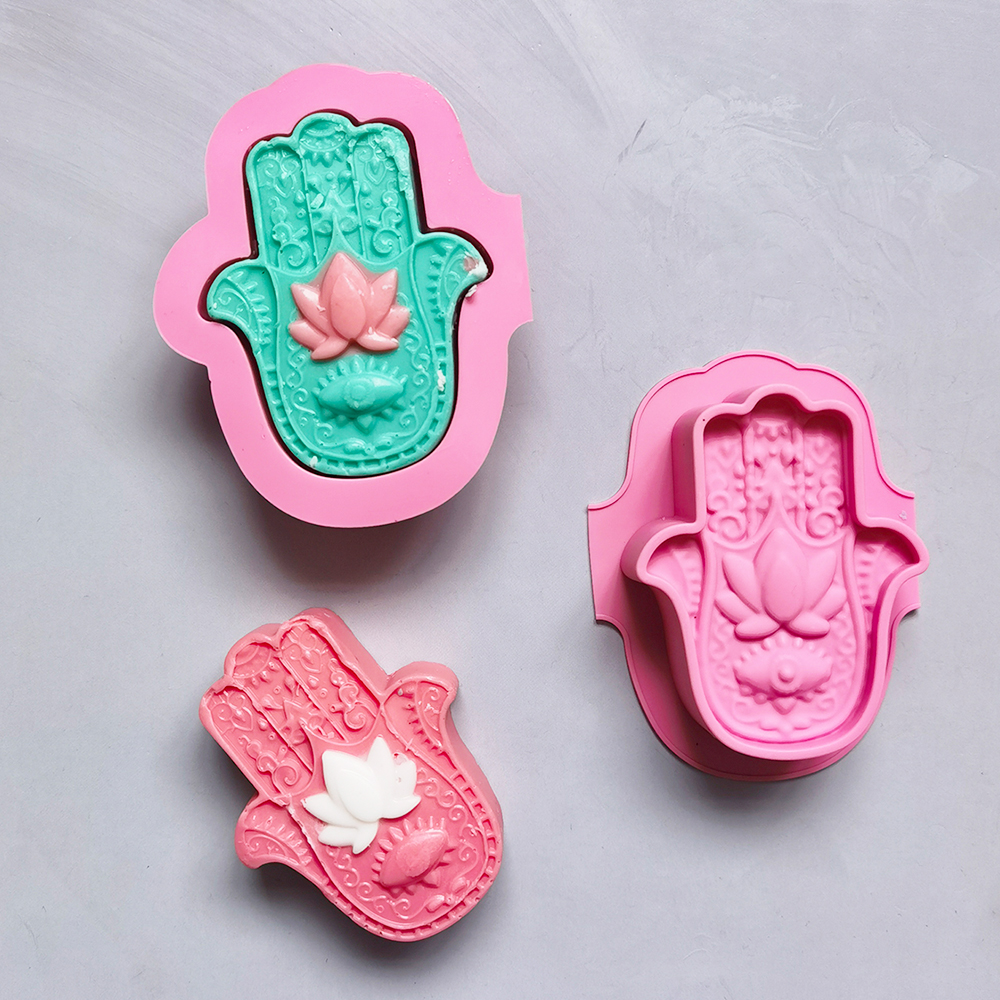 2/4pcs Silicone Soap Molds DIY - Candle Supplies Shop ulasan dan harga