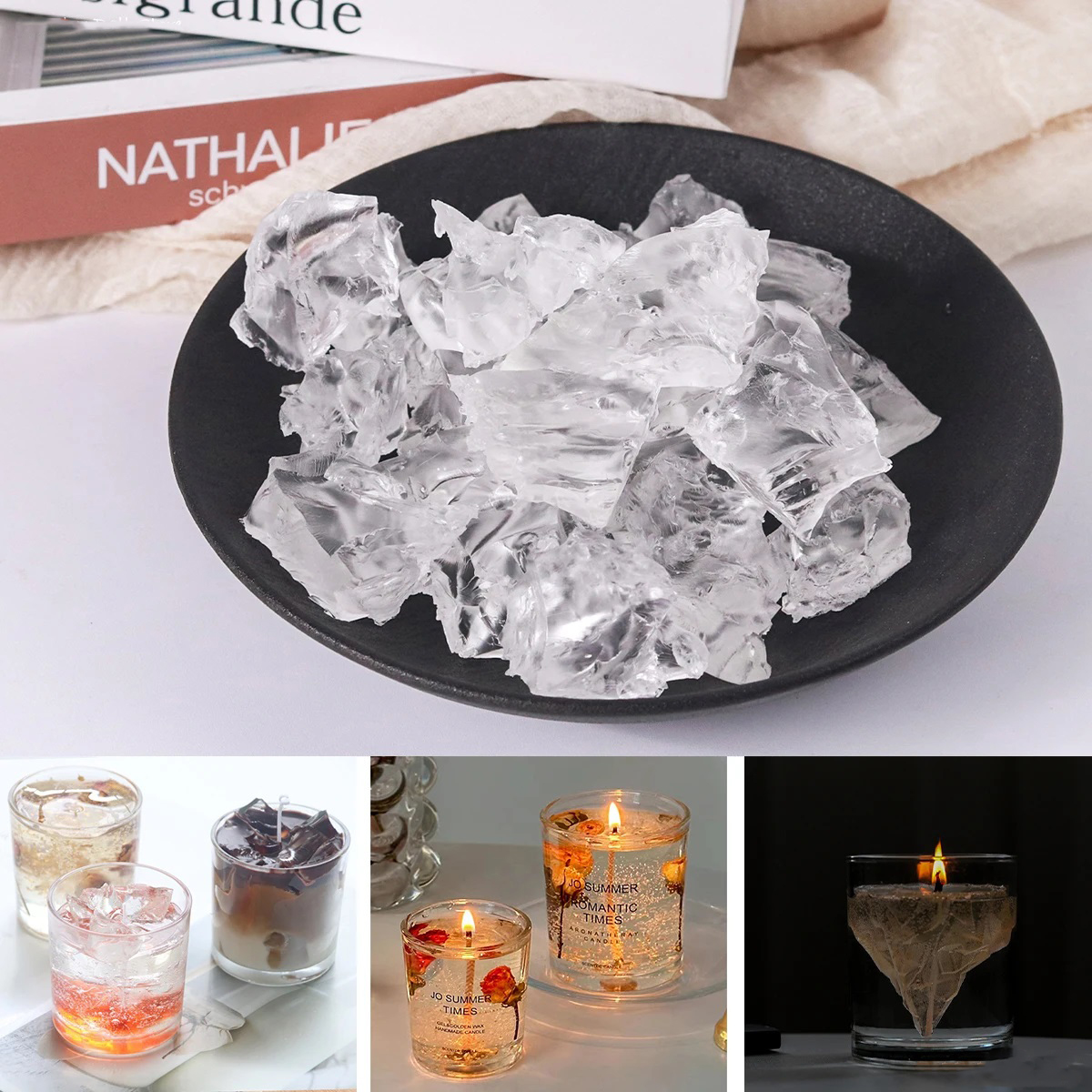 100G 7Colors Jelly Wax DIY Han - Candle Supplies Wholesale ulasan dan harga