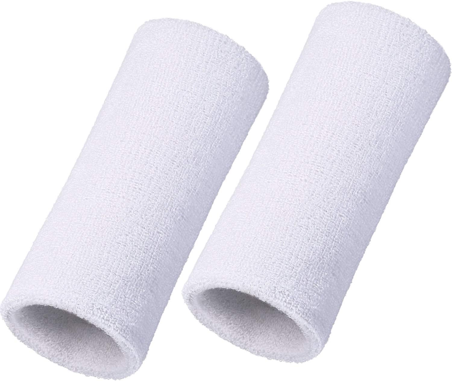2 Pack 6-Inch Wrist Sweatbands - Cotton Wick 6 Inch ulasan dan harga