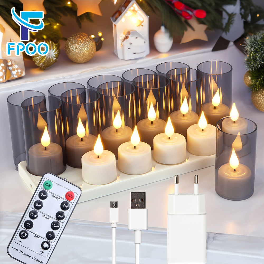 LED Candle Light Rechargeable  - Candle Supplies Free Shipping ulasan dan harga
