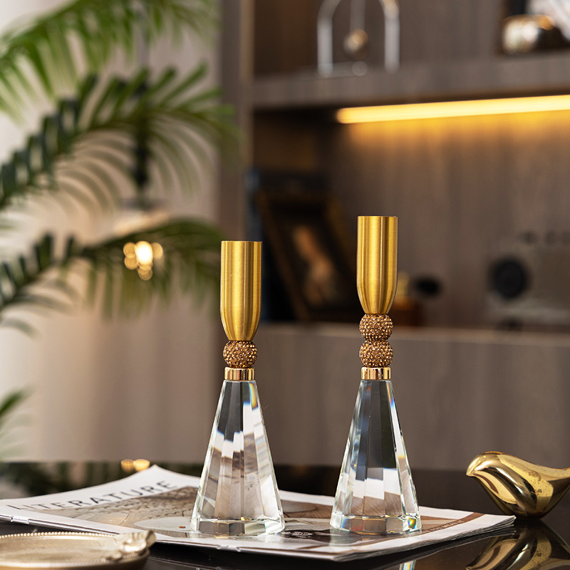 Crystal glass candle holder su - Candle Supplies Luxury ulasan dan harga