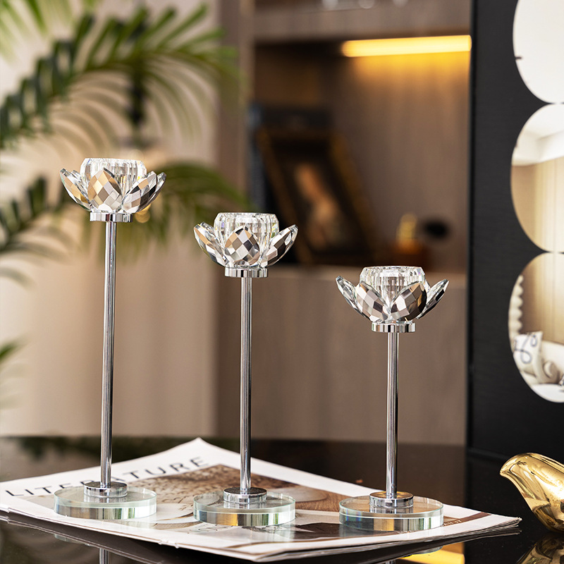Crystal glass candle holder su - Candle Supplies Luxury ulasan dan harga
