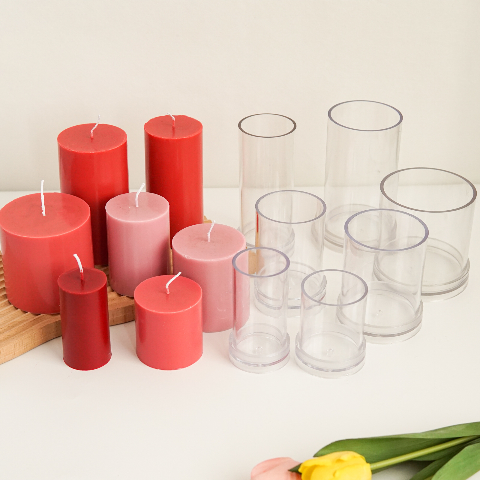 Various 3D Cylindrical Candle  - Candle Supplies Shop ulasan dan harga