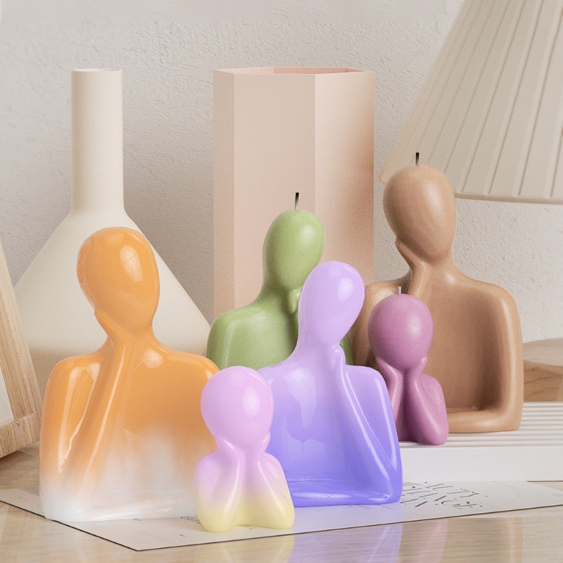 3D Family Candle Silicone Mold - Candle Supplies Wholesale ulasan dan harga