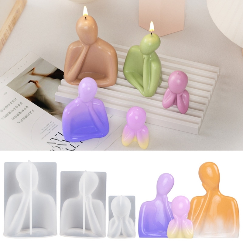 3D Family Candle Silicone Mold - Candle Supplies Wholesale ulasan dan harga