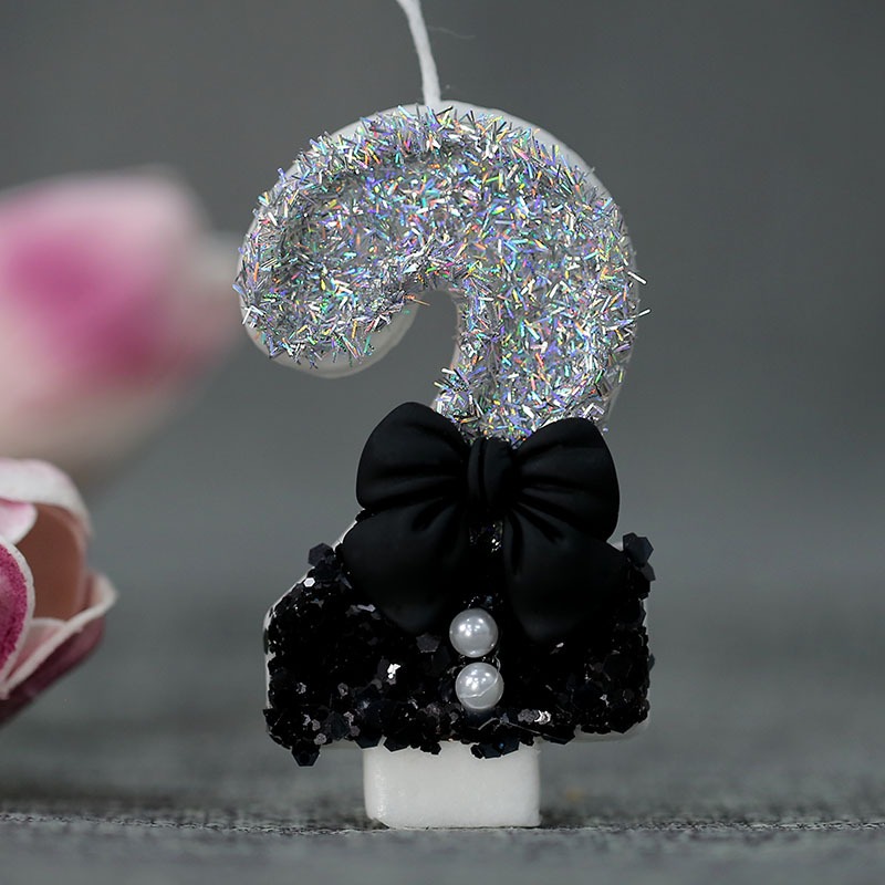 Midnight Bow & Pearl 0-9 Numbe - Candle Supplies Free Shipping ulasan dan harga
