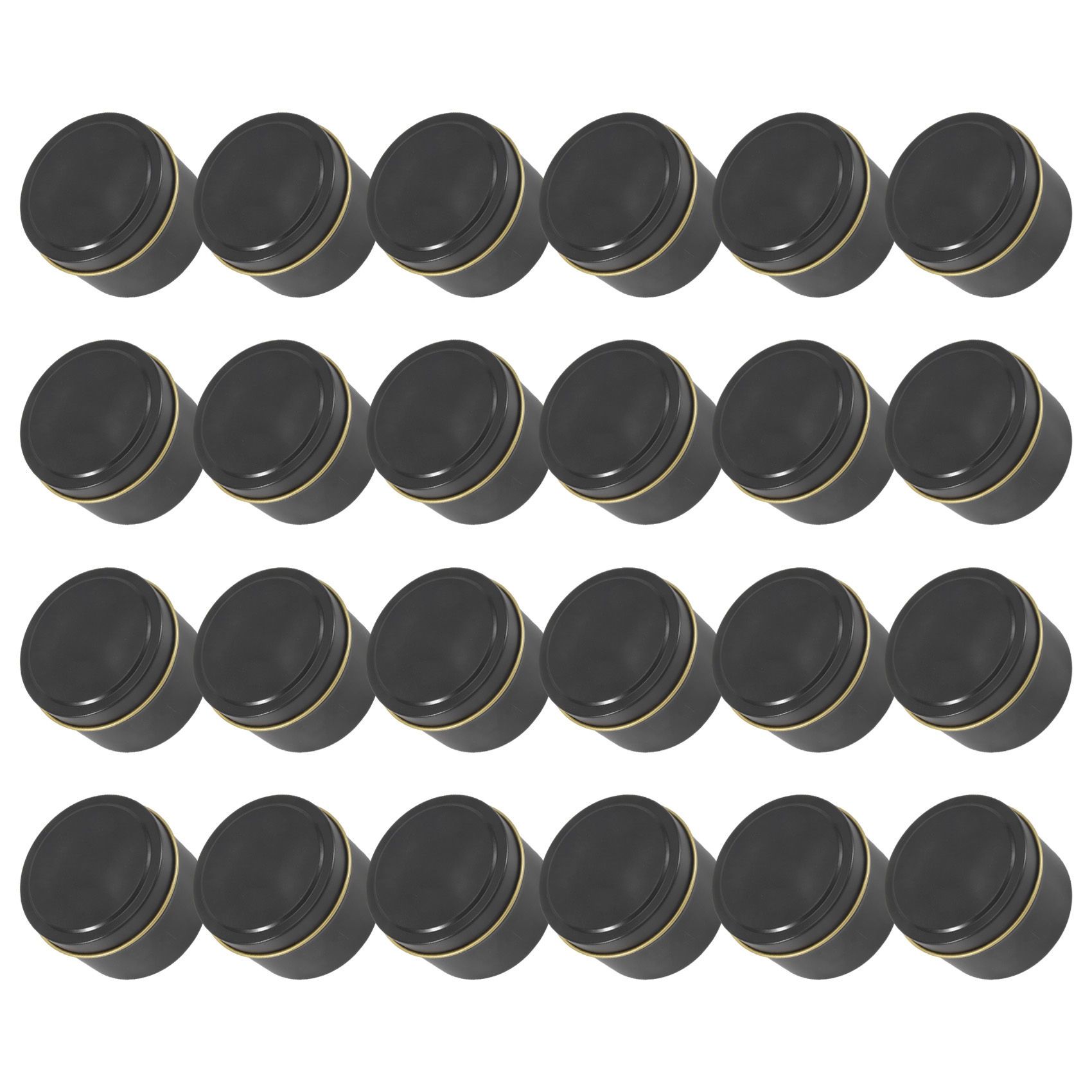 BHBL Candle Tins, 24 Piece, 4  - Black Tin Candle ulasan dan harga